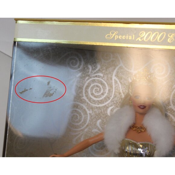 2000 Hallmark Special Edition Celebration Barbie Holiday Gold New Years 28269 - Picture 4 of 9